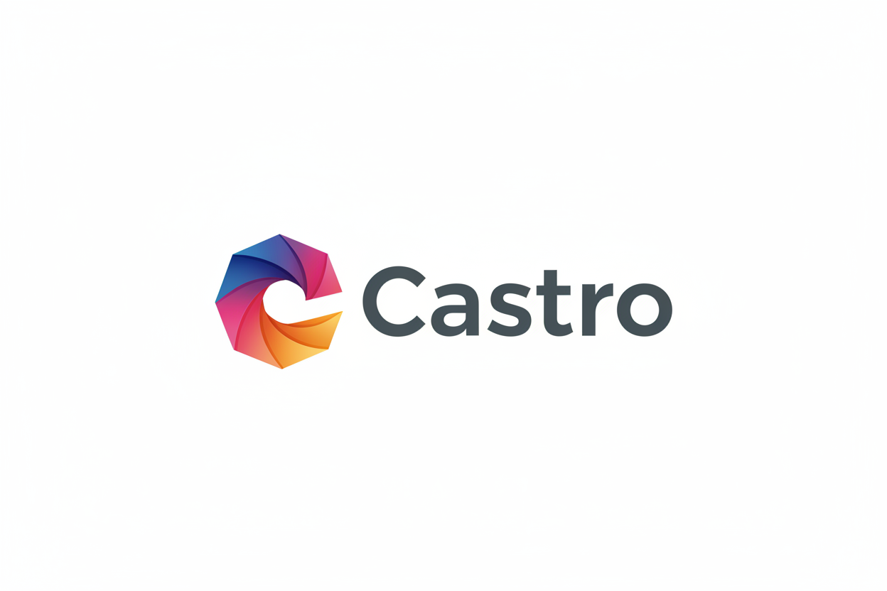 Logo Castro avec image chromatique